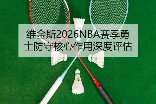 维金斯2026NBA赛季勇士防守核心作用深度评估